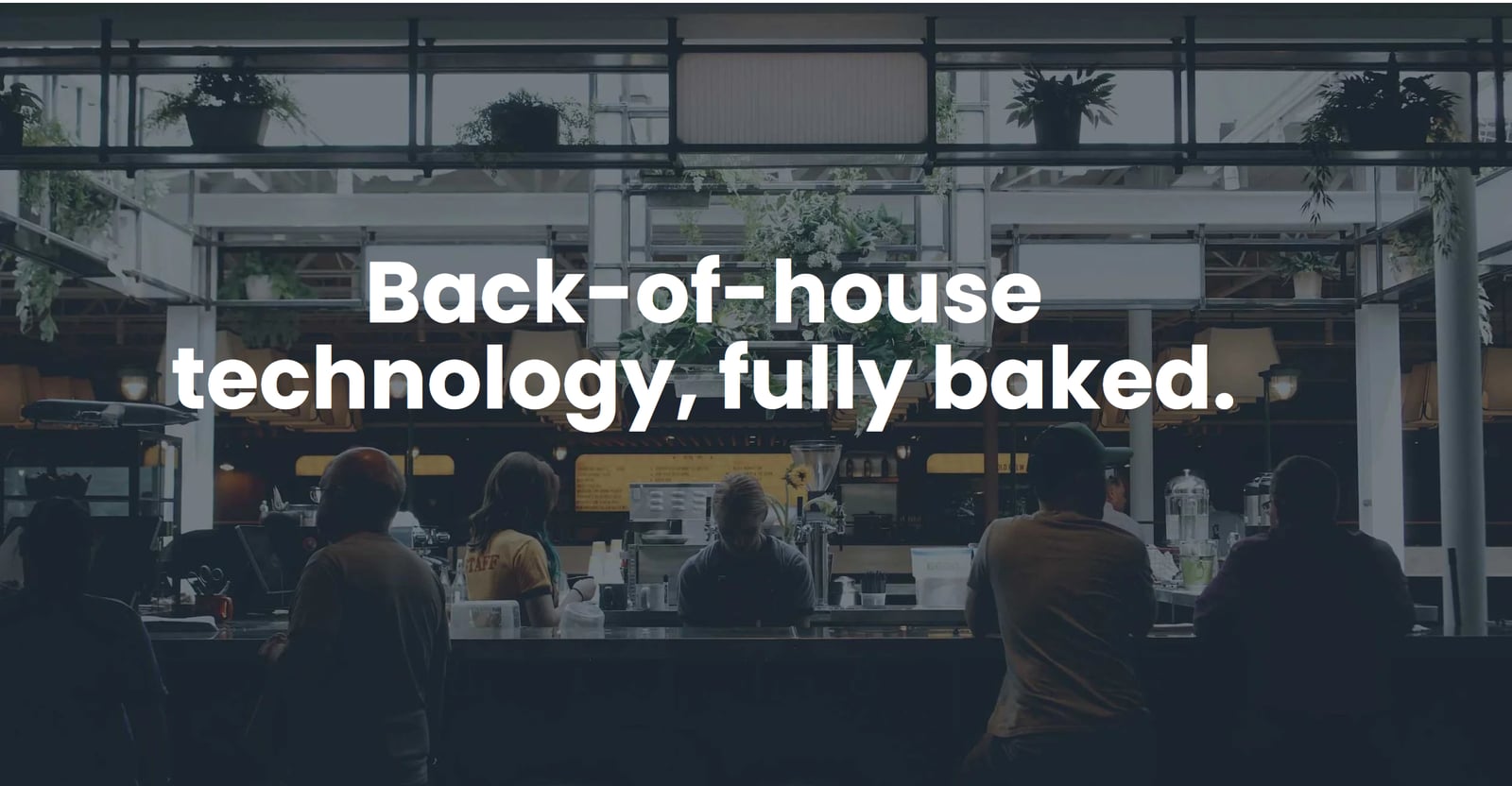 A busy hospitality venue with guests seated at the counter
